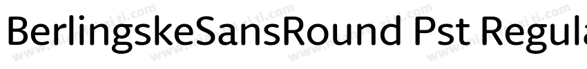 BerlingskeSansRound Pst Regular字体转换